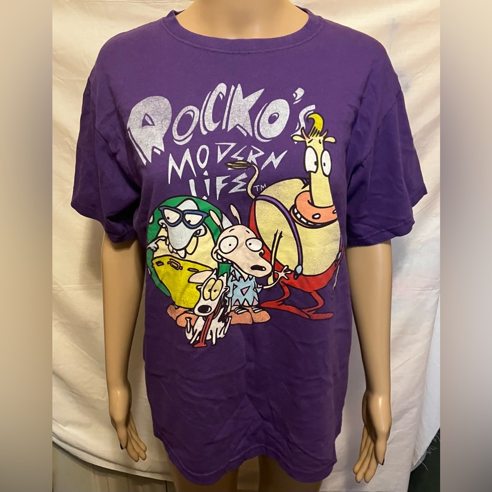 Mens Medium Rocko’s Modern Life Graphic T-Shirt